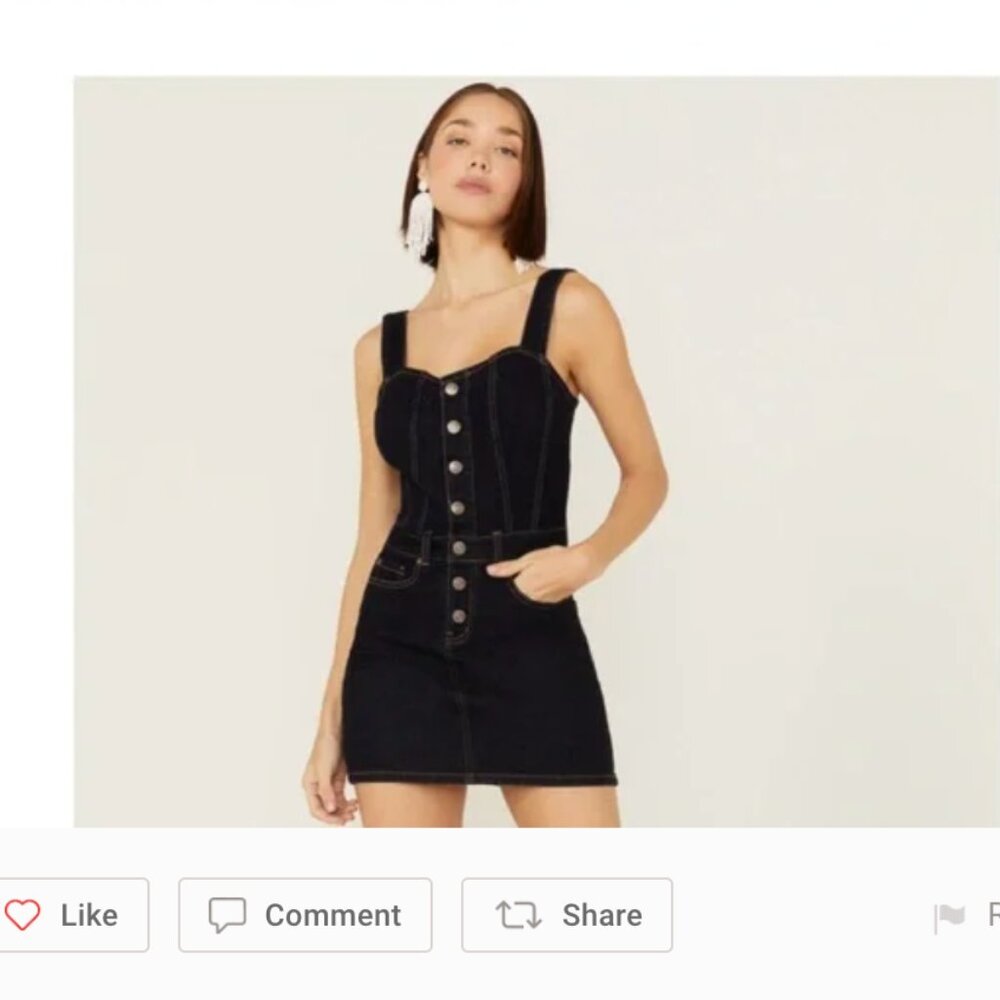 Shyanne Dark Wash Mini Dress